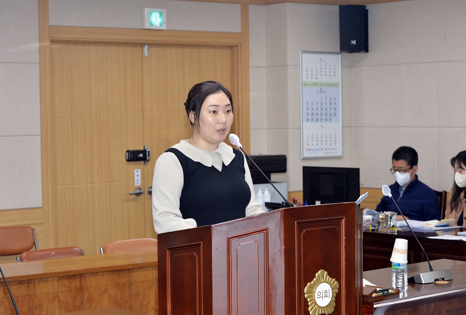광양시의회 김보라 의원,  광양시 교통안전 증진을 위한 조례 일부개정조례안 발의